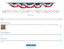 Tablet Screenshot of bentongop.org